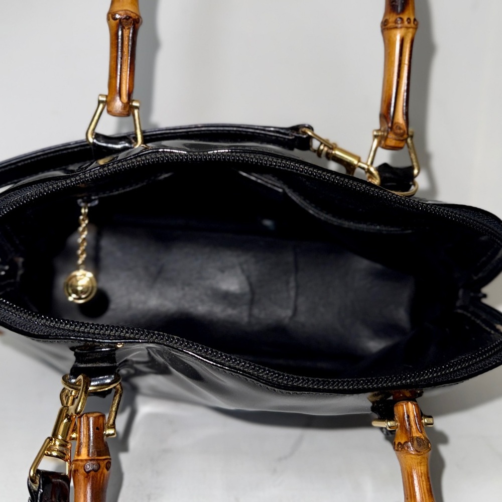 Authentic GUCCI Bamboo handles 2way hand Bag - Picture 5 of 15